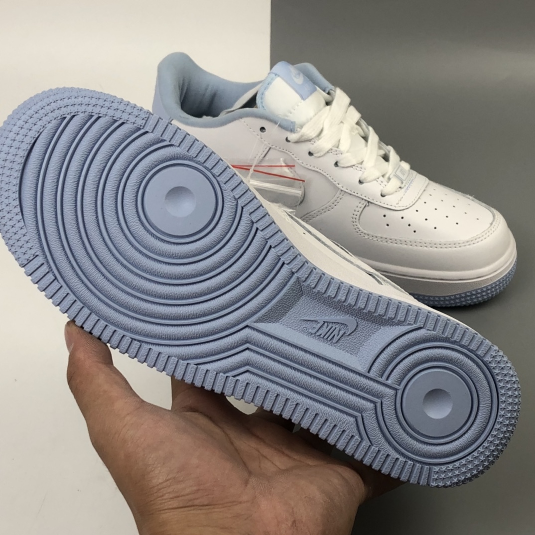 180 Nike Air Force 1 Low “White Hydrogen Blue” 白蓝 空军一号低帮百搭休闲运动板鞋 CD6915-103