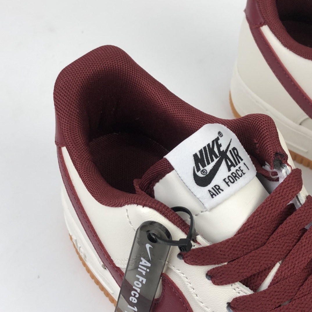 190  Nike Air Force 1 Low 酒红生胶 空军一号低帮百搭休闲运动板鞋 AQ4134-501
