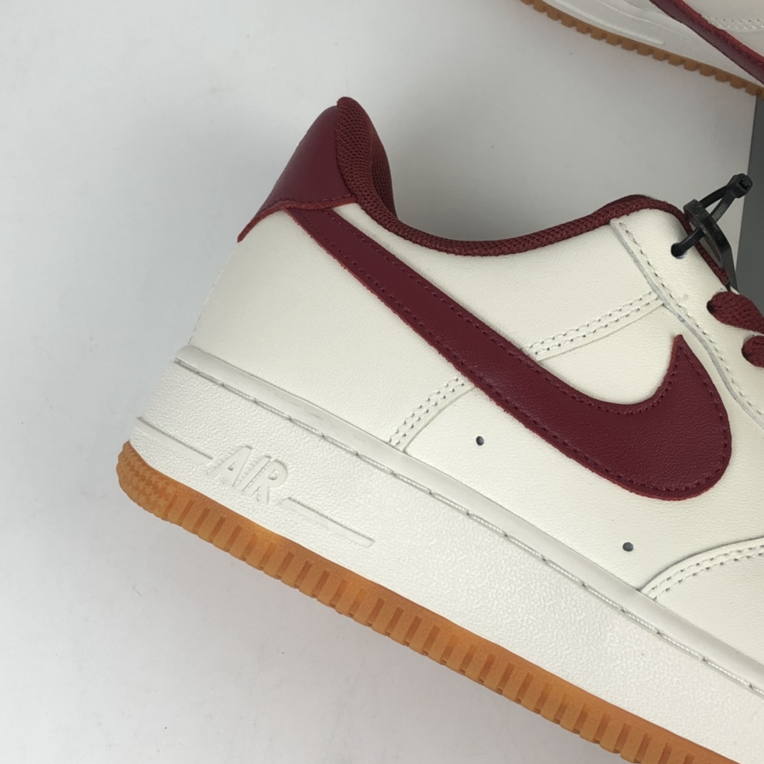 190  Nike Air Force 1 Low 酒红生胶 空军一号低帮百搭休闲运动板鞋 AQ4134-501