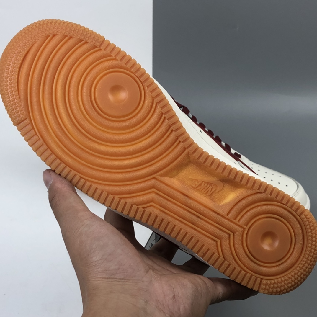 190  Nike Air Force 1 Low 酒红生胶 空军一号低帮百搭休闲运动板鞋 AQ4134-501