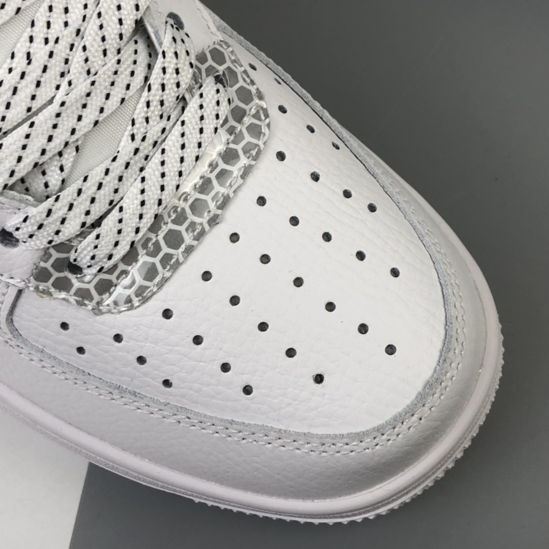 240 Nike Air Force 1 '07 QS All Star”City Of Dreams” 空军高帮经典百搭休闲运动板鞋“拼接皮革”3M反光 CU4159-100