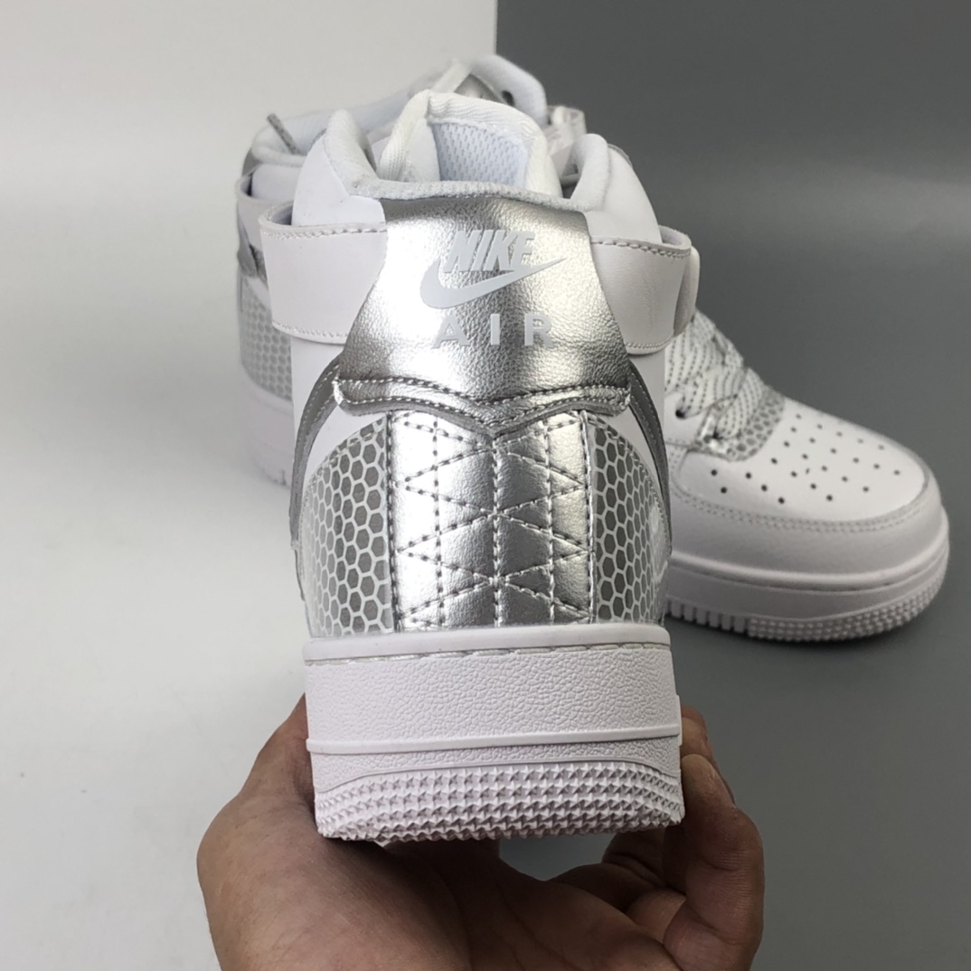 240 Nike Air Force 1 '07 QS All Star”City Of Dreams” 空军高帮经典百搭休闲运动板鞋“拼接皮革”3M反光 CU4159-100