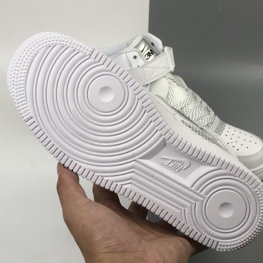 240 Nike Air Force 1 '07 QS All Star”City Of Dreams” 空军高帮经典百搭休闲运动板鞋“拼接皮革”3M反光 CU4159-100