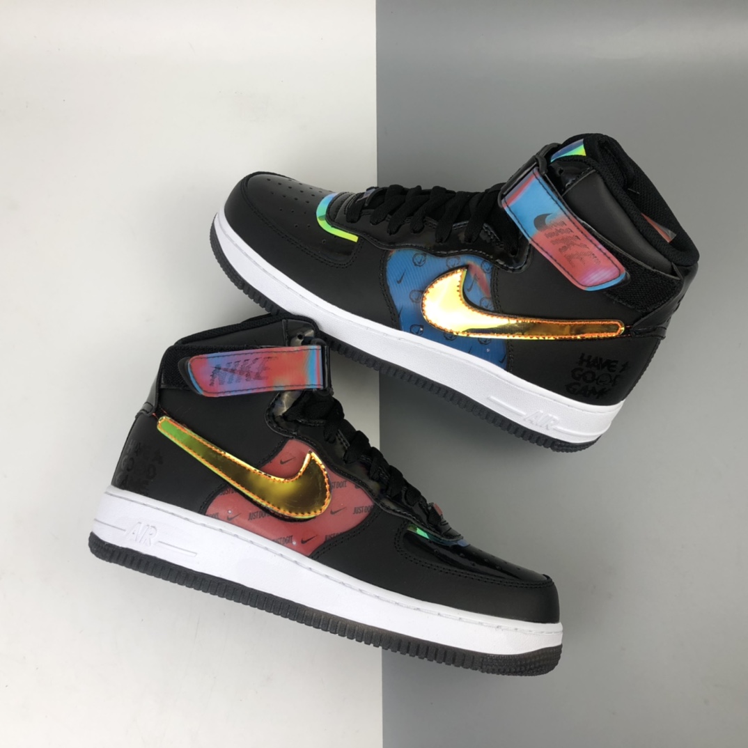 220 Nike  Air Force 1 Hi LX ”Good Game”电玩英雄联盟炫彩镭射 DC0831-101
