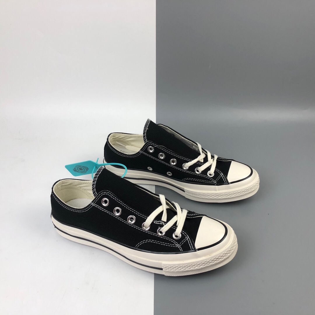 140 得物版本 Converse Chuck Taylor All Star 1970s 复古三星标低帮休闲运动硫化百搭板鞋 162058C