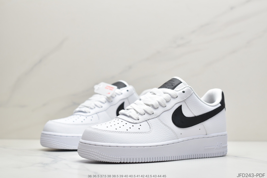 180 公司级耐克 Nike Air Force 1 Low 白黑 空军一号低帮百搭休闲运动板鞋315115-152