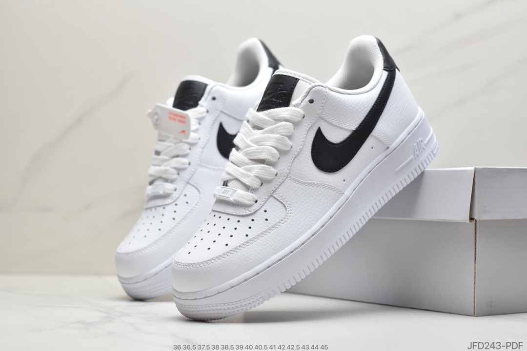 180 公司级耐克 Nike Air Force 1 Low 白黑 空军一号低帮百搭休闲运动板鞋315115-152