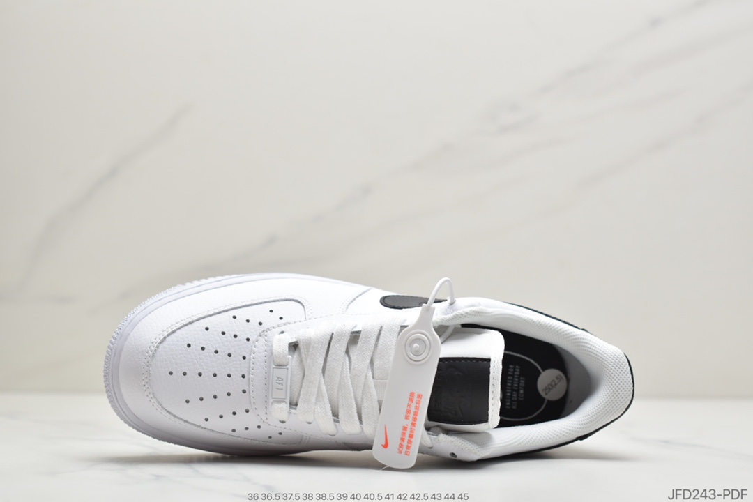 180 公司级耐克 Nike Air Force 1 Low 白黑 空军一号低帮百搭休闲运动板鞋315115-152