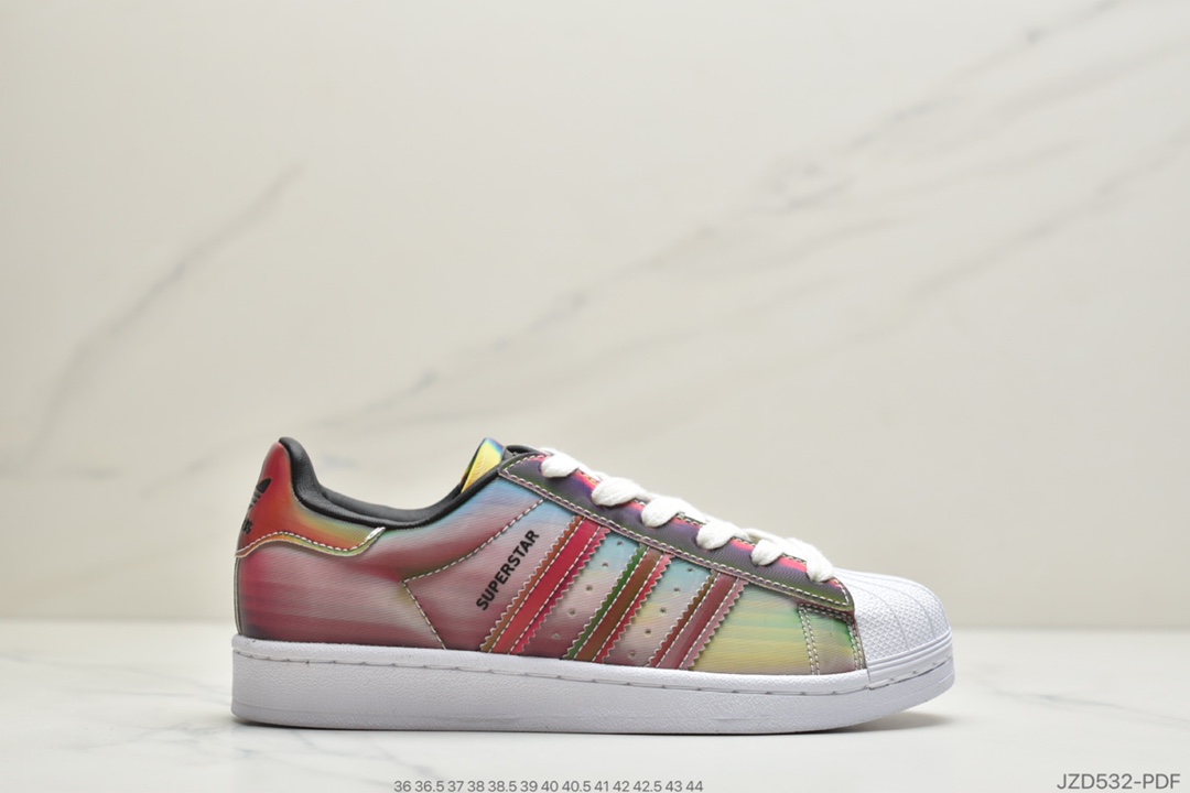 140 公司级Adidas三叶草Superstar贝壳头头层皮软蓝 AF5666