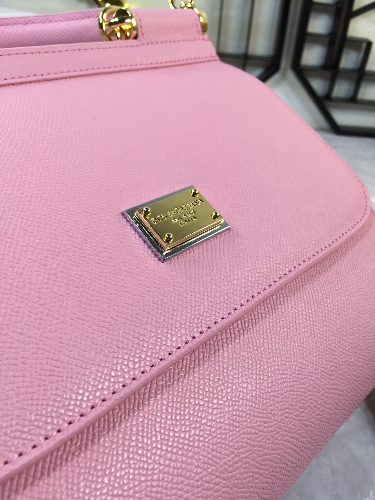 Luxury Platinum Gift Bags with Imported Palm-Grained Pelts and Original Hardware - 图片 3