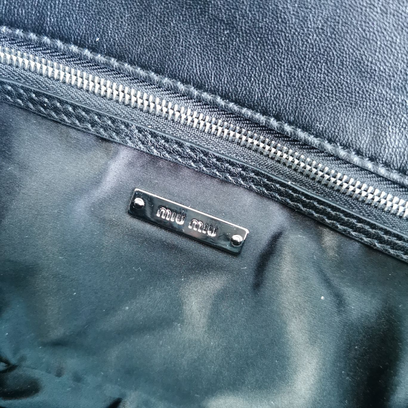 MIUMIU缪缪小提花皱褶凸纹压花钻石链条包5BD233