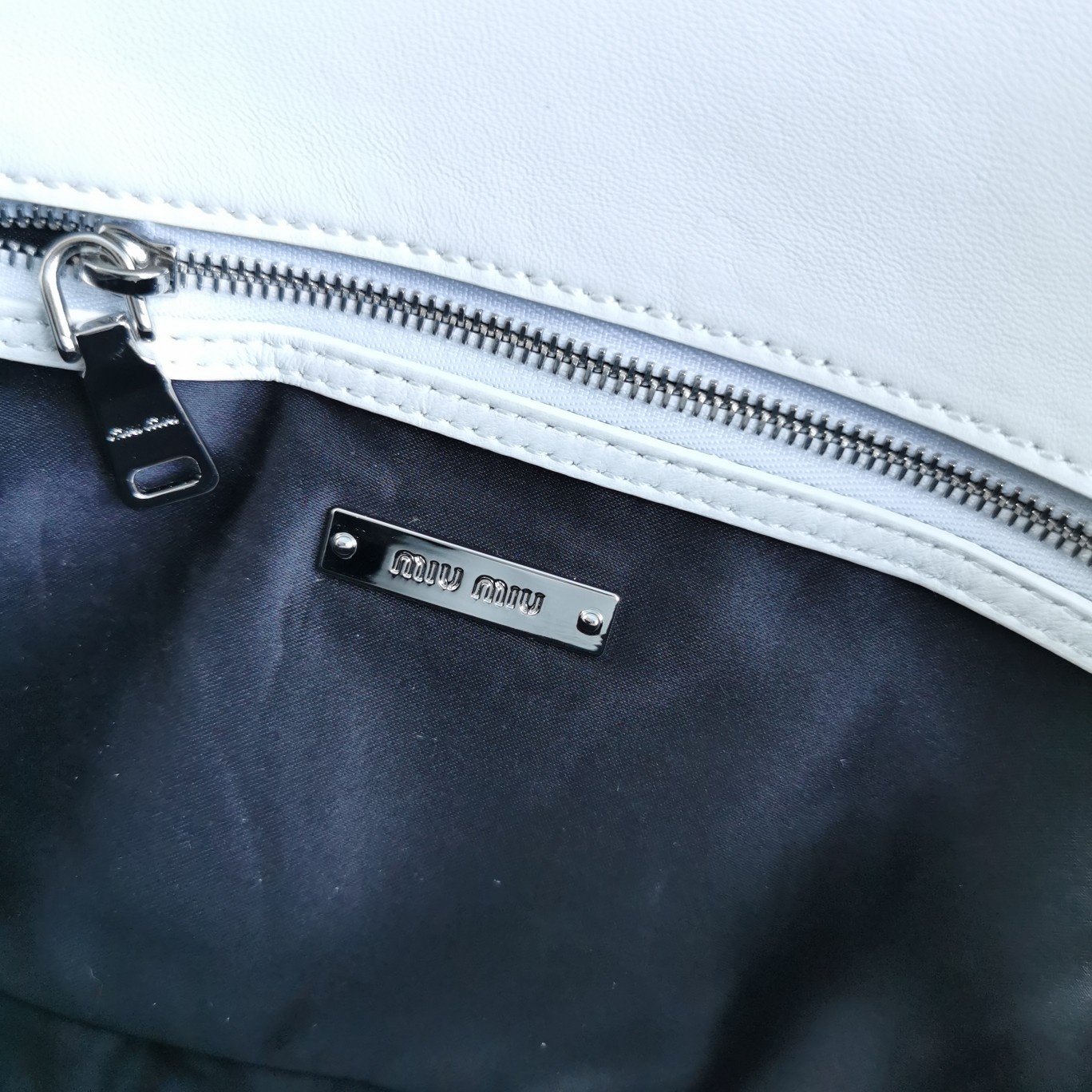 MIUMIU缪缪小提花皱褶凸纹压花钻石链条包5BD233