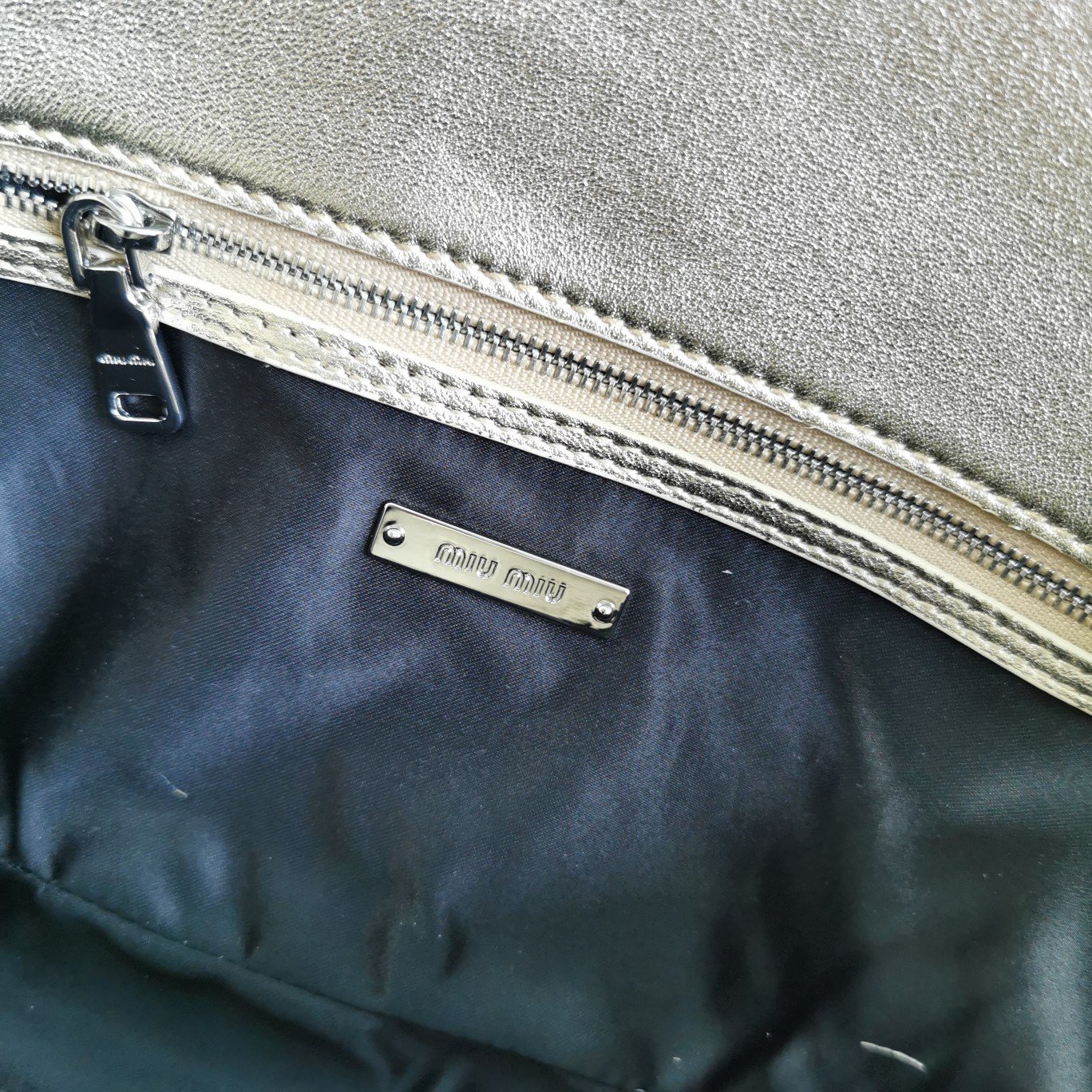 MIUMIU缪缪小提花皱褶凸纹压花钻石链条包5BD233