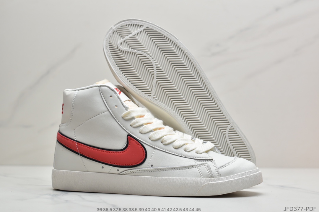 170 公司级加绒耐克Nike Blazer Mid VNTG SUEDE 开拓者 加绒 高帮休闲运动板 CD9318-100