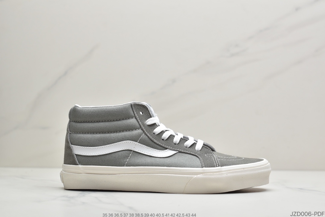 140 公司级Vans经典款sk8mid中帮灰白色板鞋byеvans 灰白色是Ⅴans中的精典之作