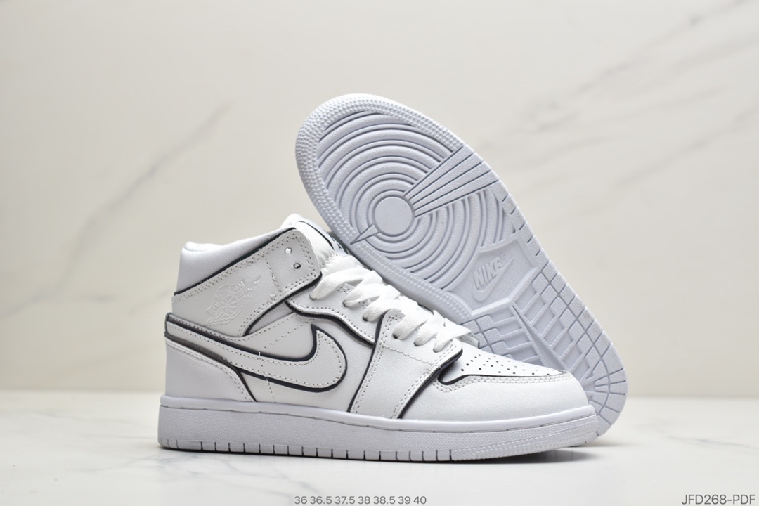 170 真标Air Jordan 1 Mid SE WMNS暗藏玄机CK6587-100