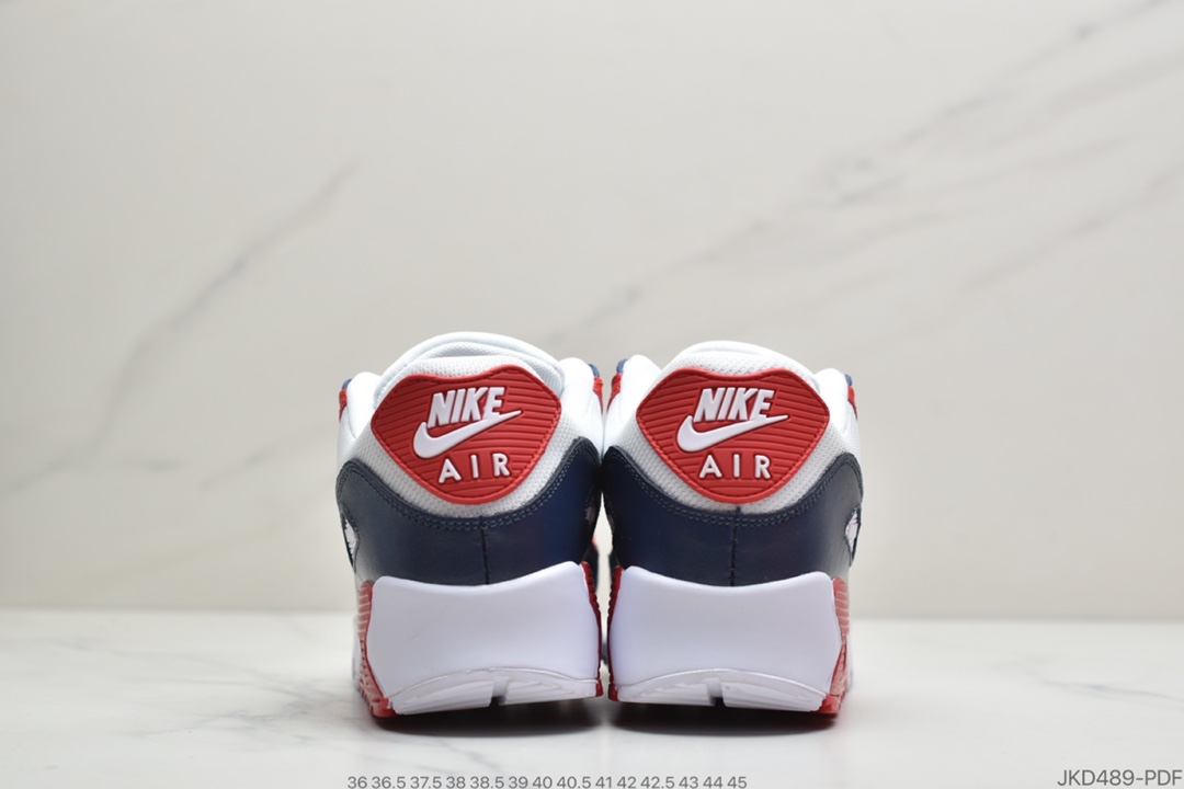 160 公司级耐克 AIR MAX90 跑步鞋皮面透气气垫跑鞋休闲运动鞋