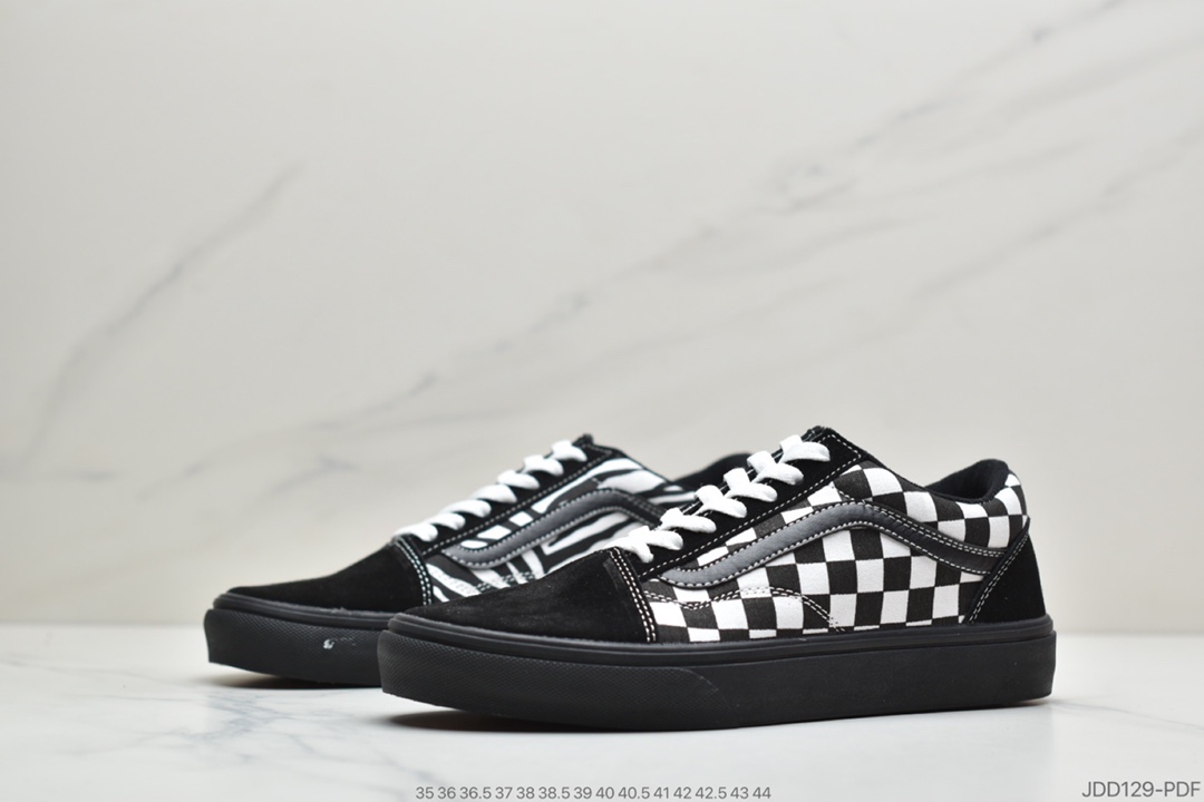 120 公司级 Vans 最新的艺术家联名是与 BJ Betts 一同打造，这位美国的传奇纹身艺术家、图形设计师将会和 Vans 联手拓展久未更新的 ”Made for the Makers” 匠人系列产品，将 BJ Betts 独特的审美风格和 Vans 传统轮廓结合，创造出兼具机能性和军事风的联名系列。 型号：GX18 Size：35 36 36.5 37 38 38.5 39 40 40.5 41 42 42.5 43 44 ID：JDD129-PDF