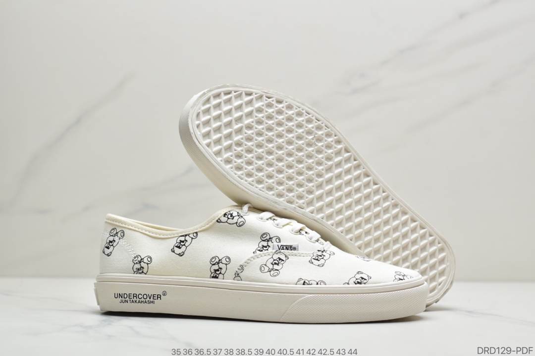 110 公司级 万斯 范斯Vans Authentic  小熊低帮帆布板鞋休闲鞋