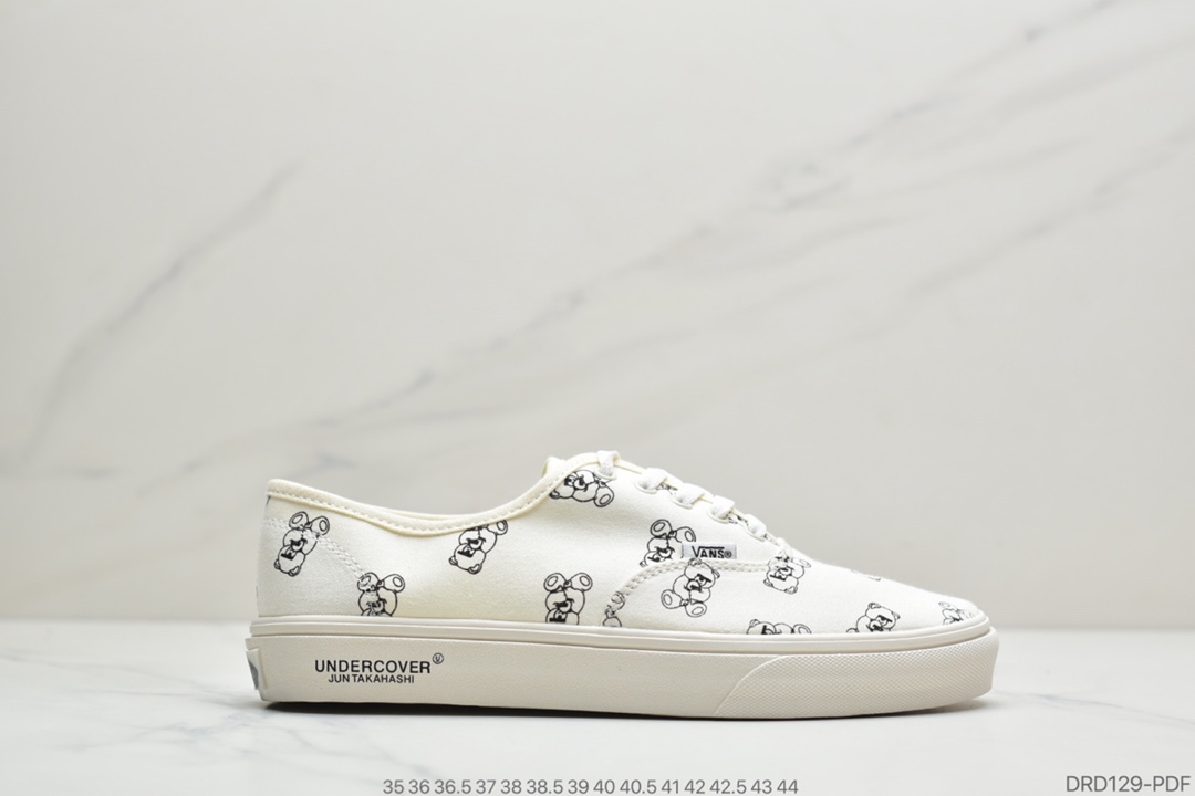 110 公司级 万斯 范斯Vans Authentic  小熊低帮帆布板鞋休闲鞋