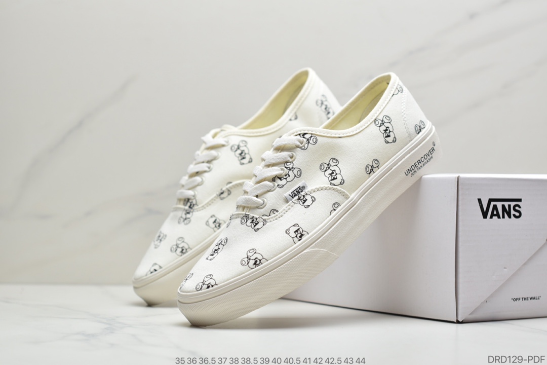 110 公司级 万斯 范斯Vans Authentic  小熊低帮帆布板鞋休闲鞋