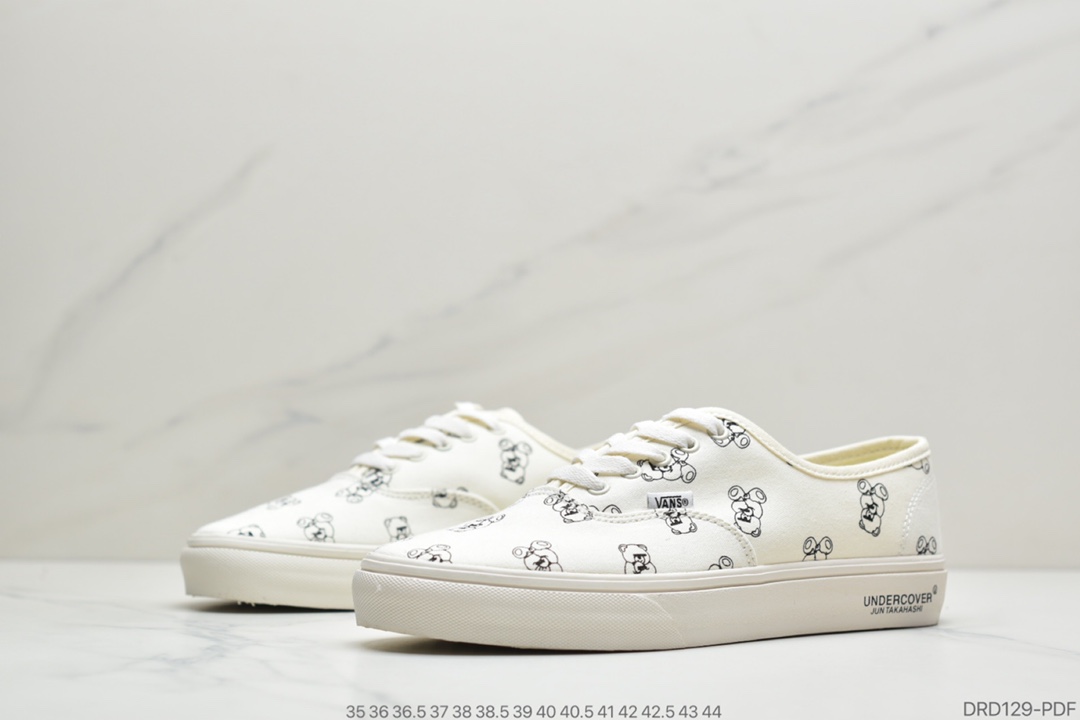 110 公司级 万斯 范斯Vans Authentic  小熊低帮帆布板鞋休闲鞋