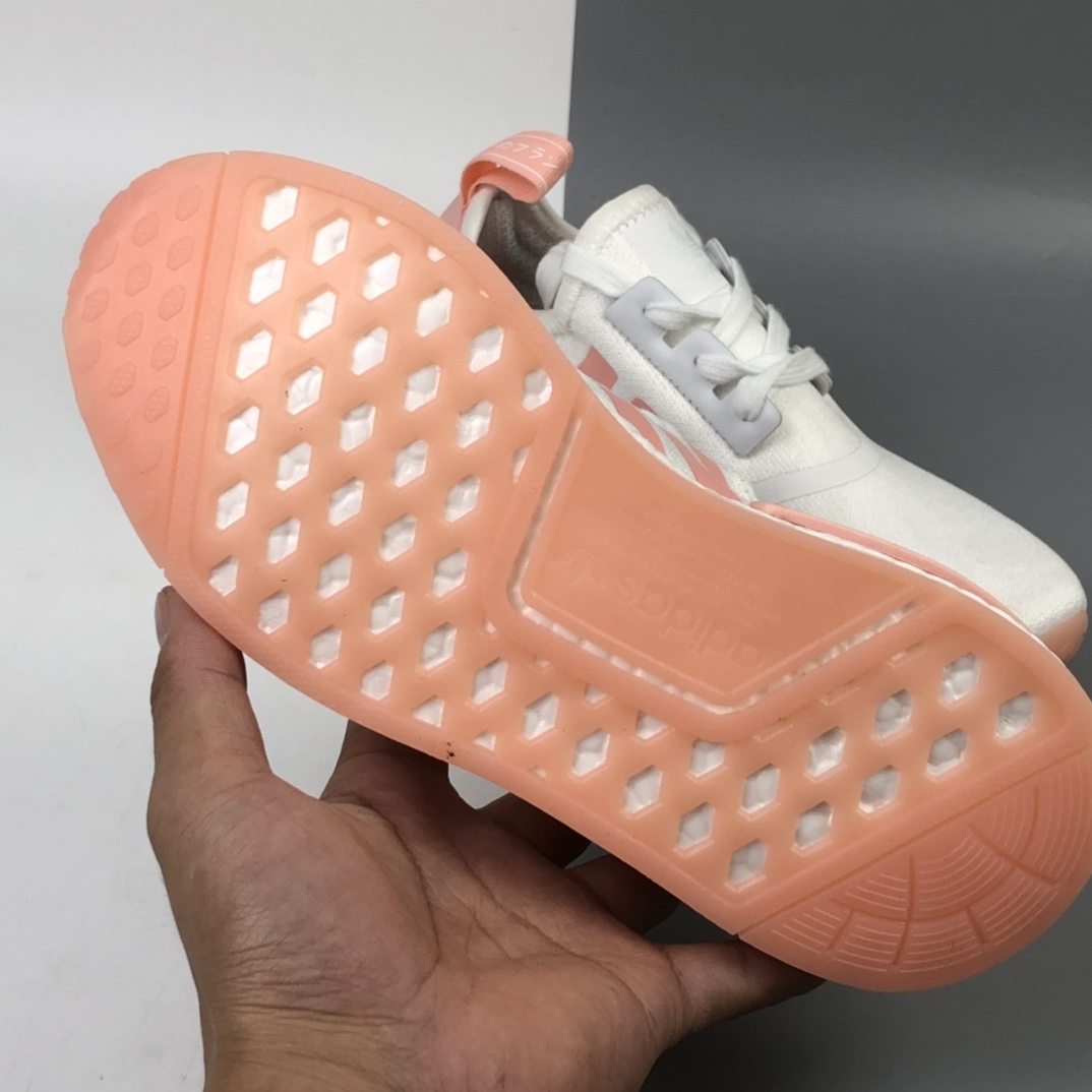 200  Adidas NMD Boost 阿迪达斯爆米花超弹中底 针织网面休闲跑鞋 FV8730