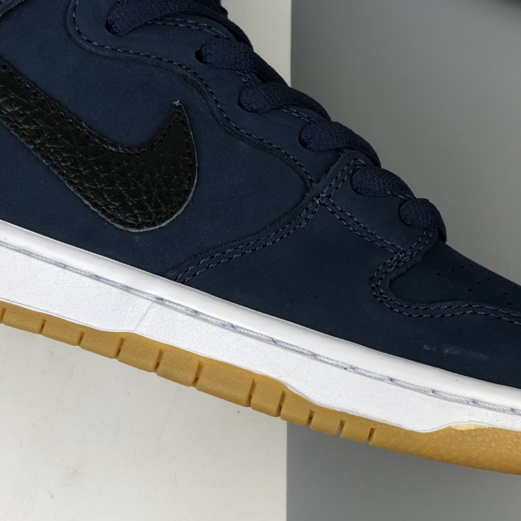 400 Nike SB Dunk High”Navy/Black-Gum”扣篮系列高帮休闲运动滑板板鞋“暗夜蓝黑生胶”CI2692-401