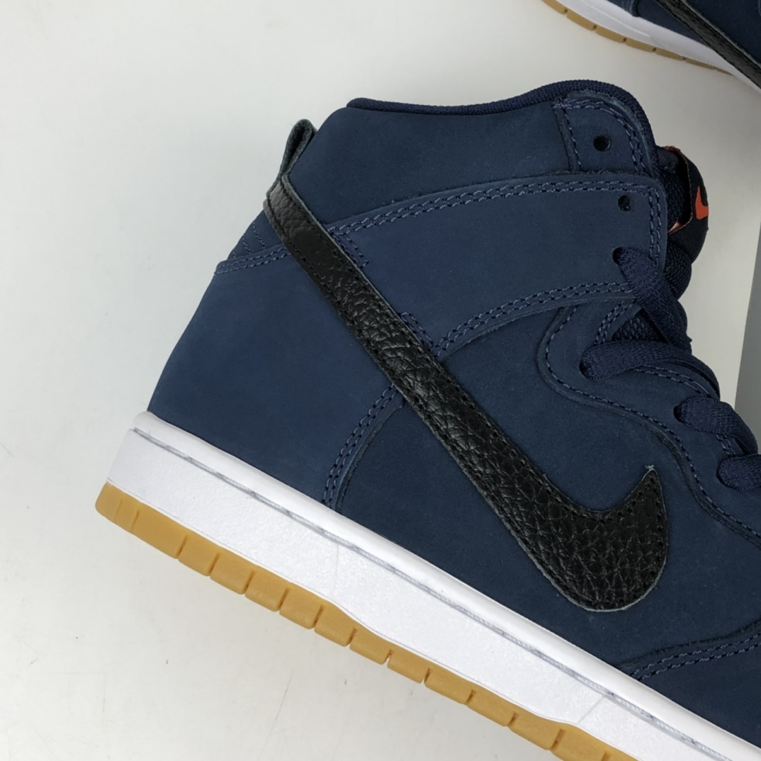 400 Nike SB Dunk High”Navy/Black-Gum”扣篮系列高帮休闲运动滑板板鞋“暗夜蓝黑生胶”CI2692-401