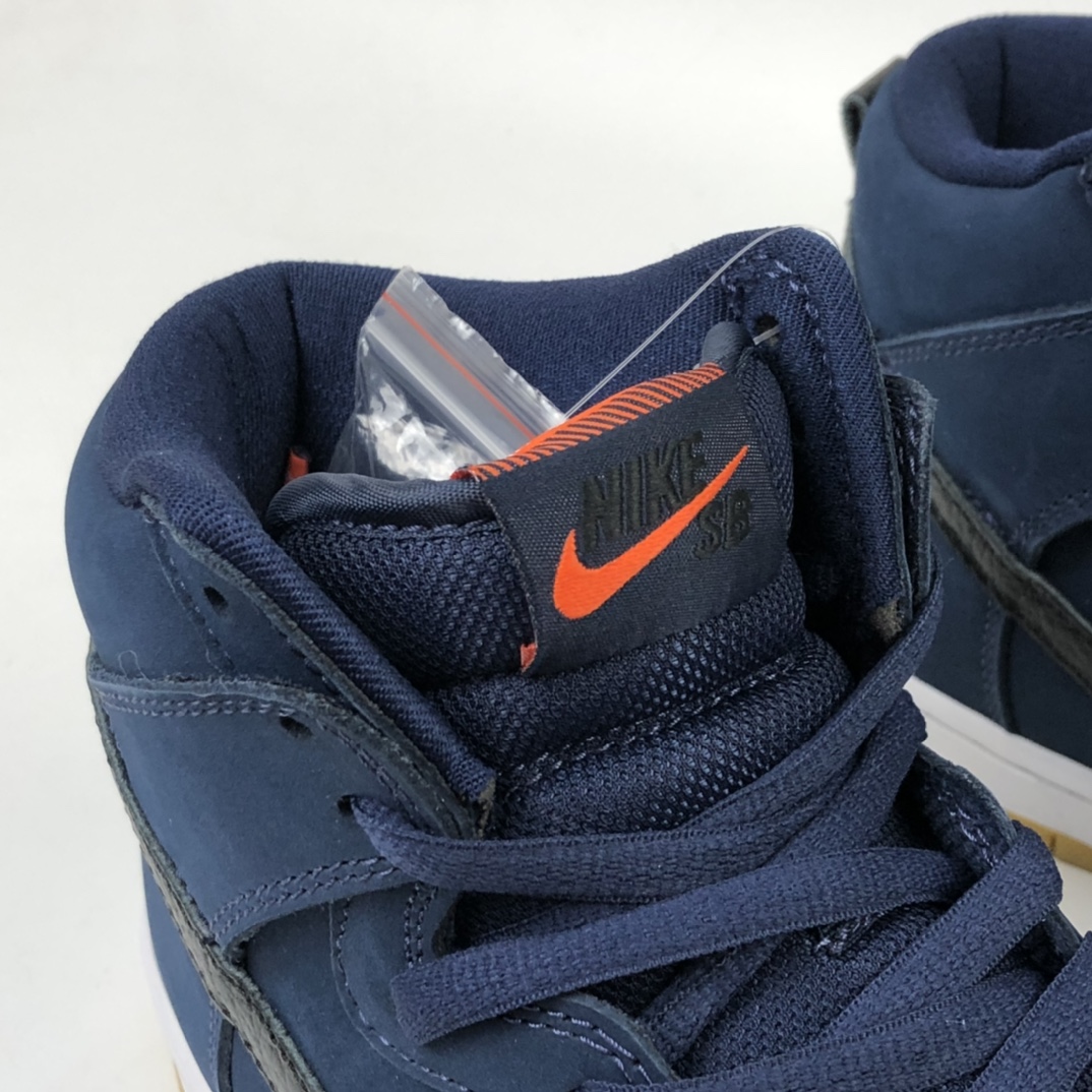 400 Nike SB Dunk High”Navy/Black-Gum”扣篮系列高帮休闲运动滑板板鞋“暗夜蓝黑生胶”CI2692-401