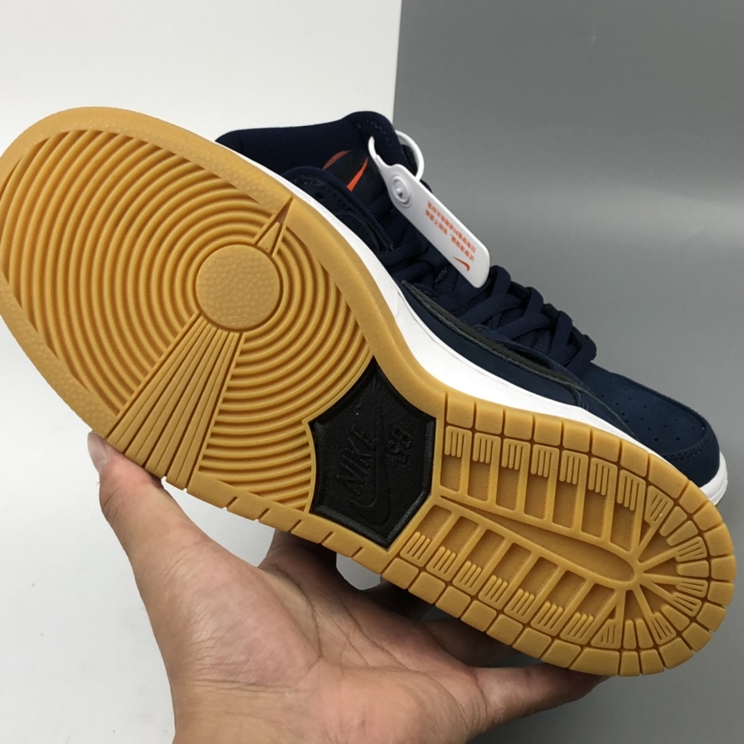400 Nike SB Dunk High”Navy/Black-Gum”扣篮系列高帮休闲运动滑板板鞋“暗夜蓝黑生胶”CI2692-401
