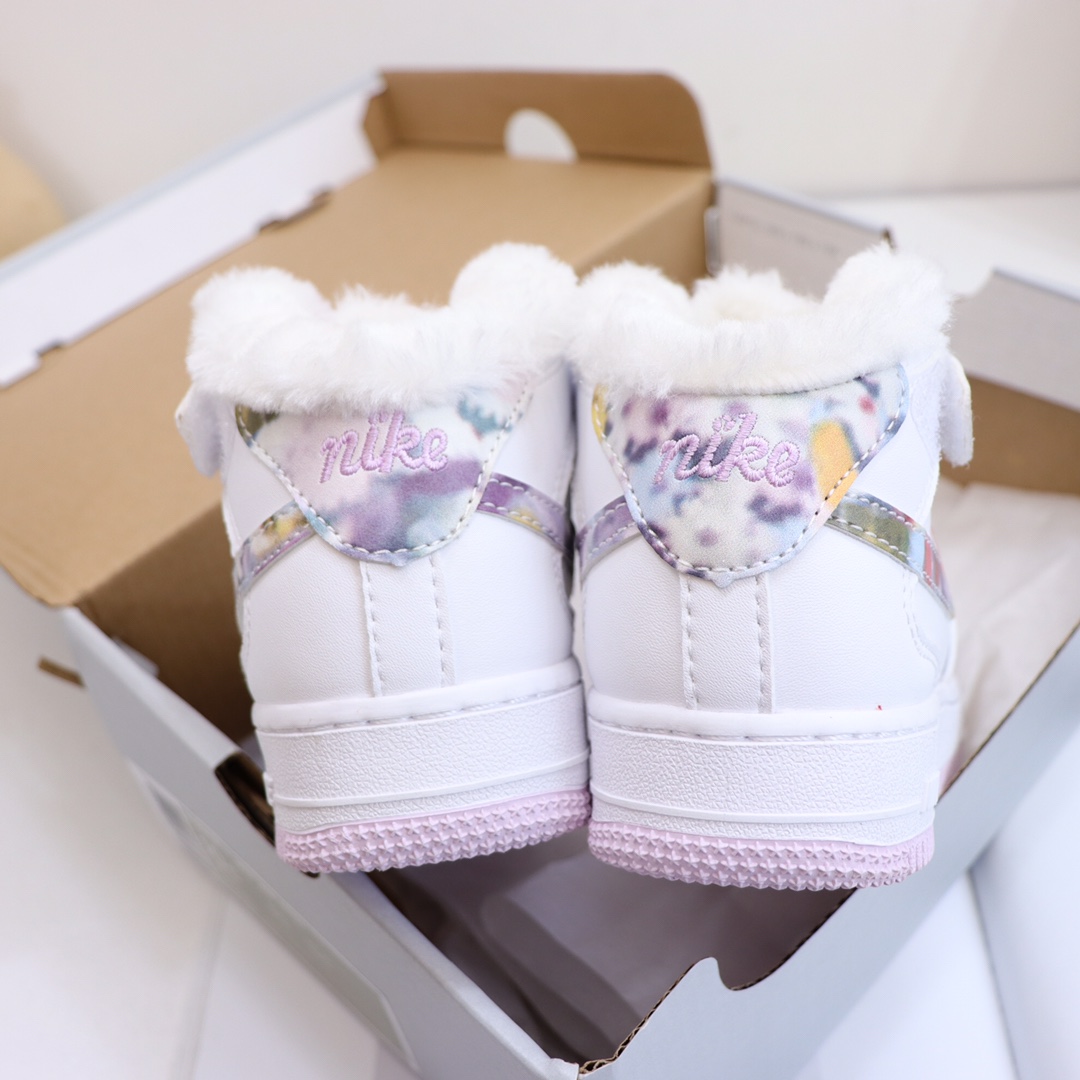 图片[5]-，号码26-37 ＮＫ加绒空军一号高帮童鞋 空军系列的高颜值，注定备受追捧！ 趣味十足，尽显潮流气息。💯运动感十足的AF1搭配青春系的颜色，清新帅气阳光朝气！非常适合活泼爱动的宝宝！除了鞋头没有加绒全鞋加绒✅鞋垫也是加绒🦶-选品中心