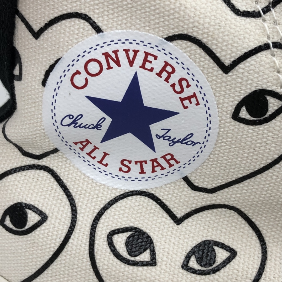 130 Converse x CDG Play x Smiley 2020匡威新款川久保玲笑脸联名日版限定款高帮板鞋 1CK811