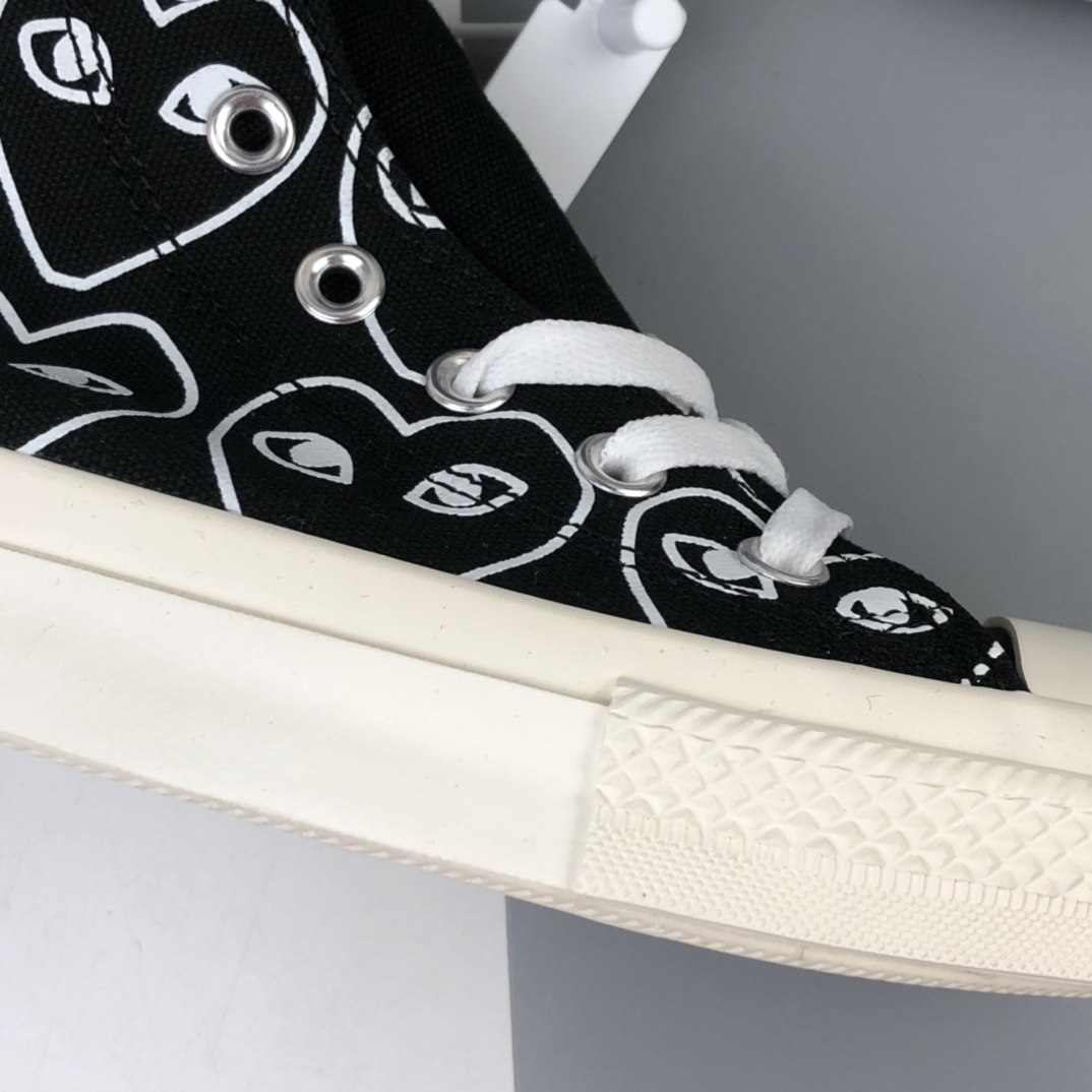 130 Converse x CDG Play x Smiley 2020匡威新款川久保玲笑脸联名日版限定款高帮板鞋 1CK810