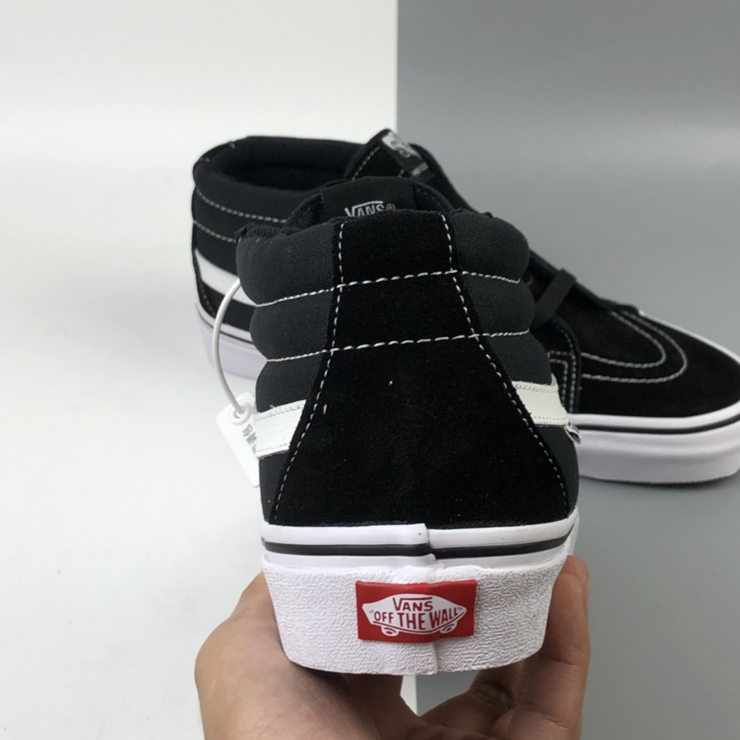 140 Vans Sk8-Mid Pro Antihero 中帮经典黑白专业滑板鞋 VN0A34UY28