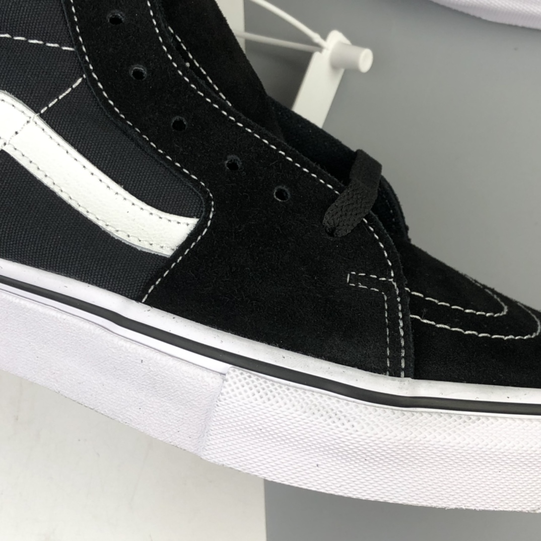 140 Vans Sk8-Mid Pro Antihero 中帮经典黑白专业滑板鞋 VN0A34UY28