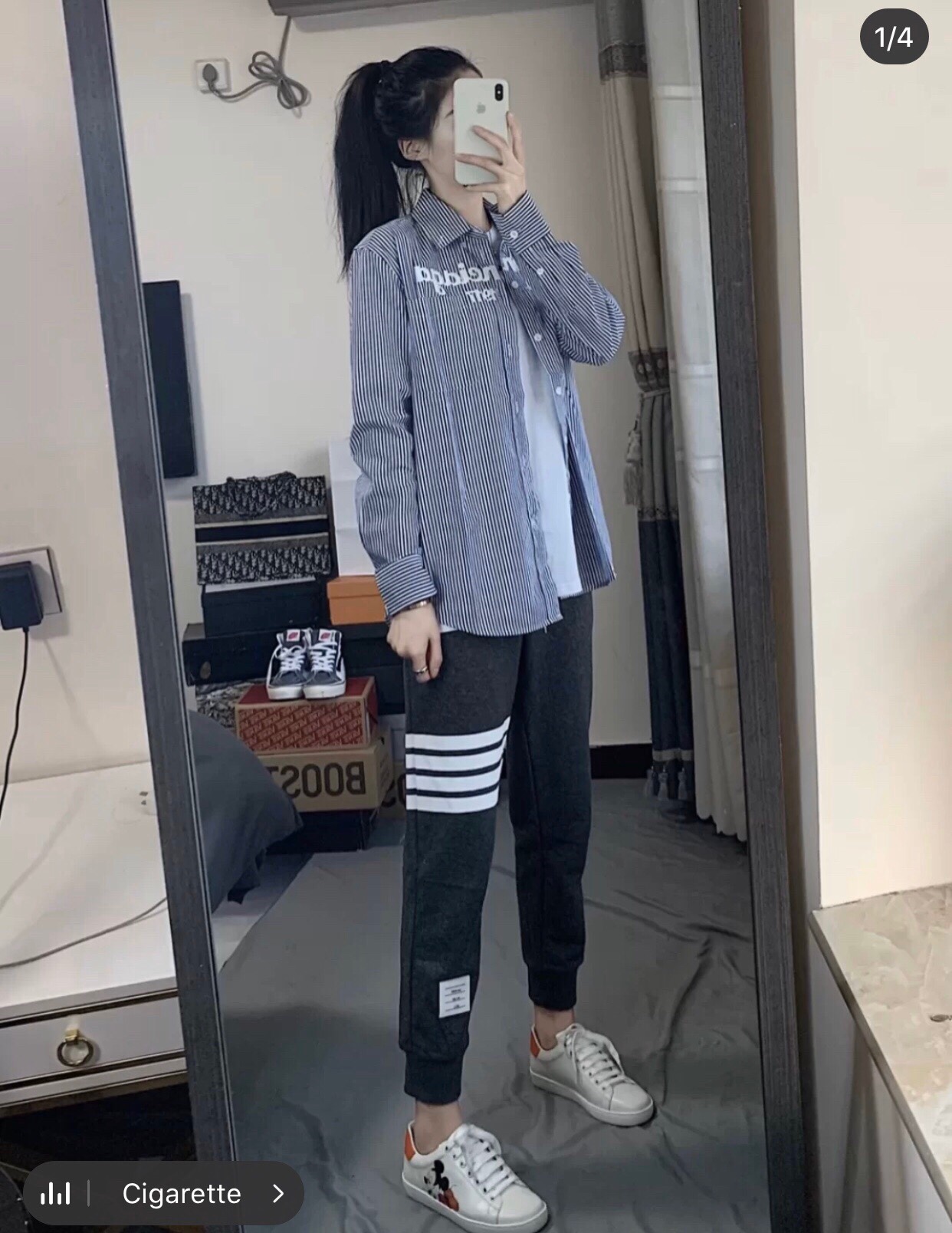 深灰色上身图