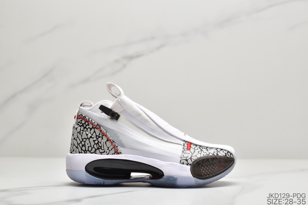 160 童鞋乔丹Air Jordan XXXIV“Eclipse”AJ34 乔34 童鞋 未来概念轻量化篮球鞋 AR3240