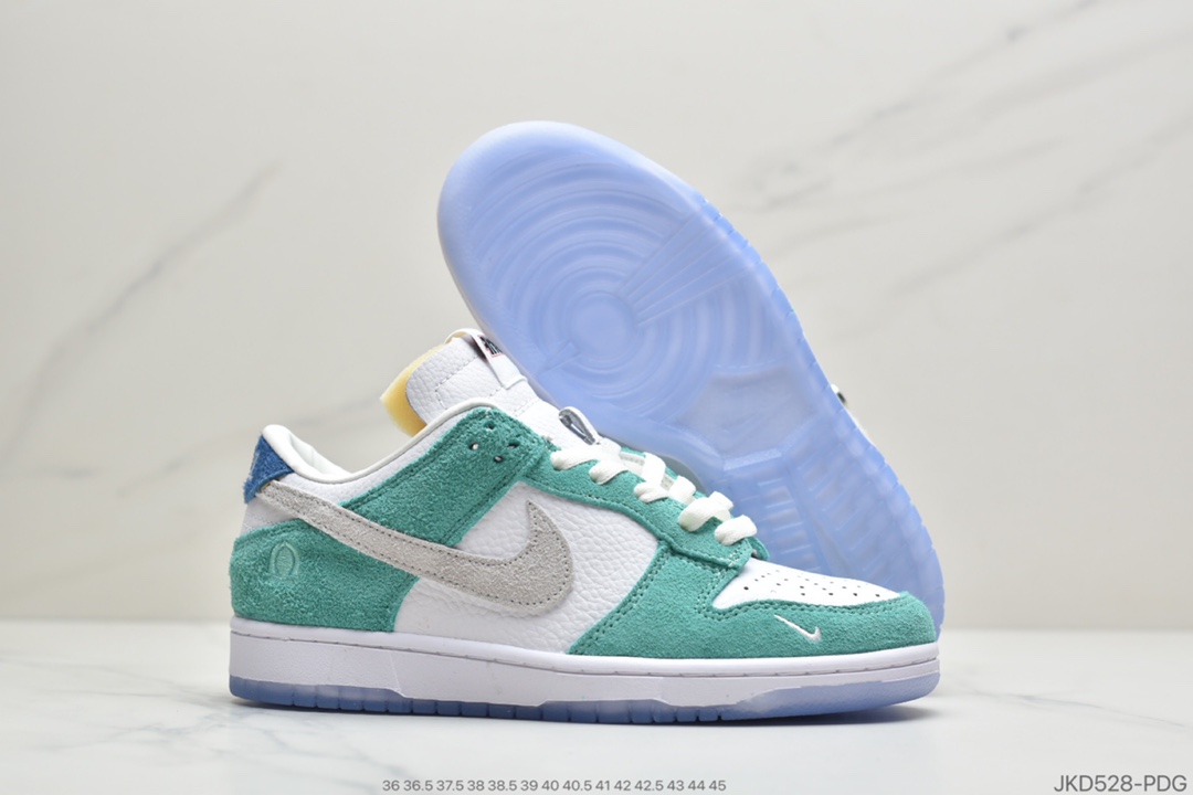 160 公司级耐克NK Dunk Road Sign L-1优选 涡轮绿/蒂夫尼蓝韩国品牌CZ6501-101