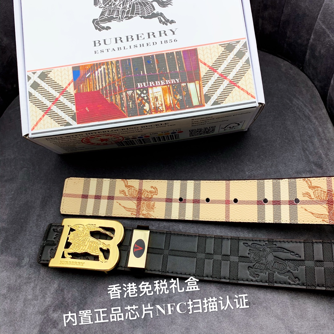 replica burberry belt