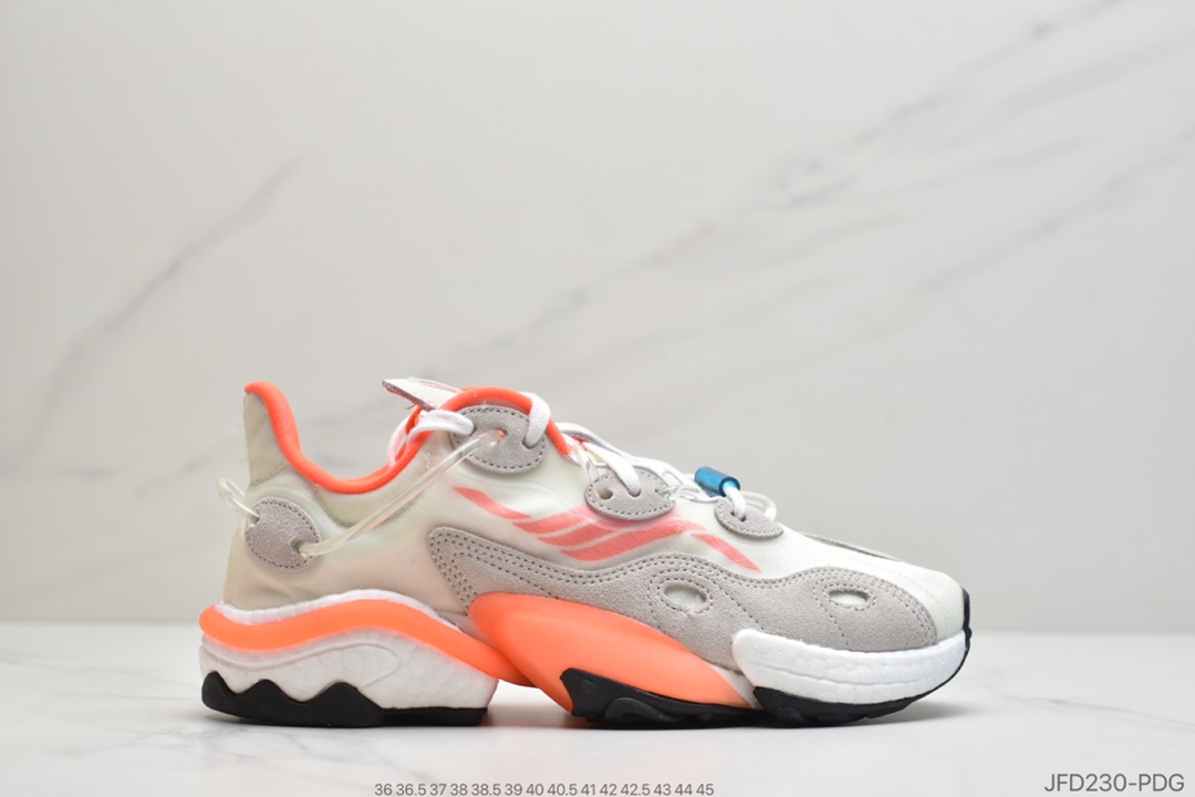 170 公司级 Adidas 阿迪达斯 Torsion X力条科技 抗扭转系列 超弹爆米花中底 水管 休闲运动复古慢跑鞋 EE4885