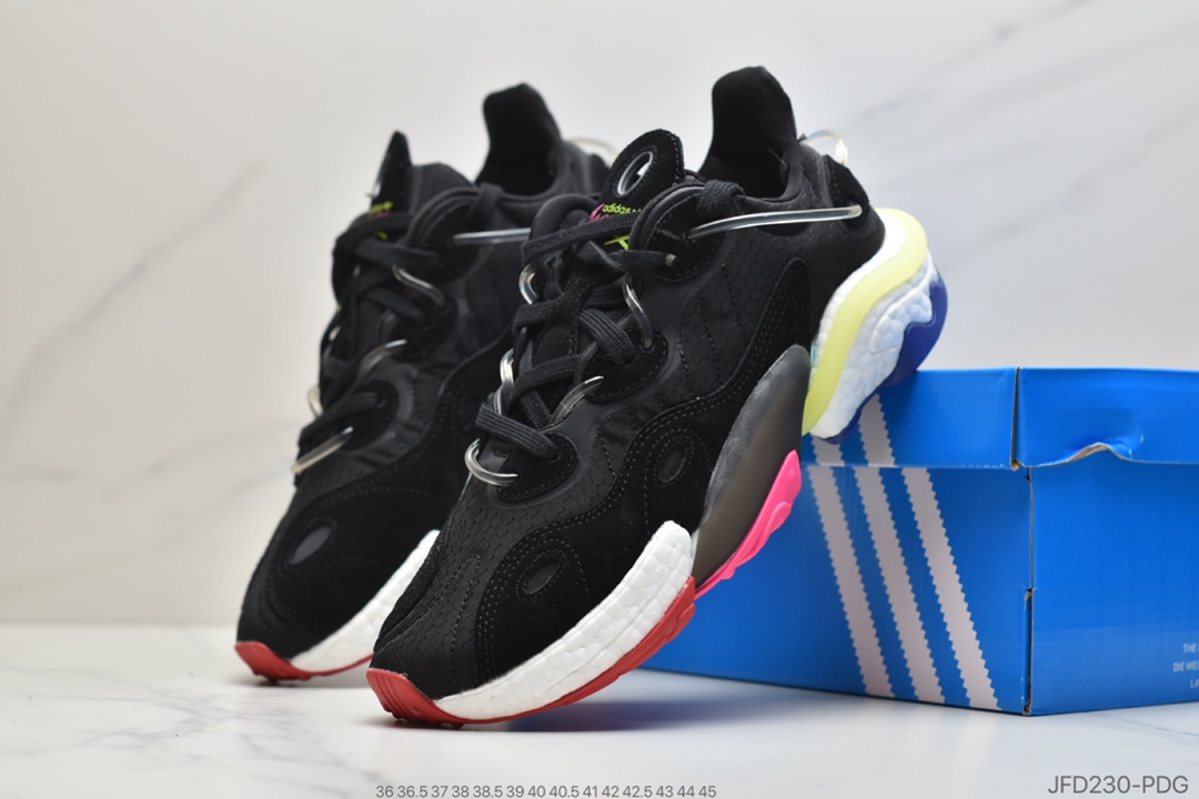 170 公司级 Adidas 阿迪达斯 Torsion X力条科技 抗扭转系列 超弹爆米花中底 水管 休闲运动复古慢跑鞋 EE4885