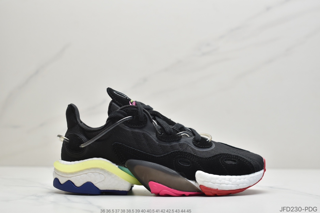 170 公司级 Adidas 阿迪达斯 Torsion X力条科技 抗扭转系列 超弹爆米花中底 水管 休闲运动复古慢跑鞋 EE4885