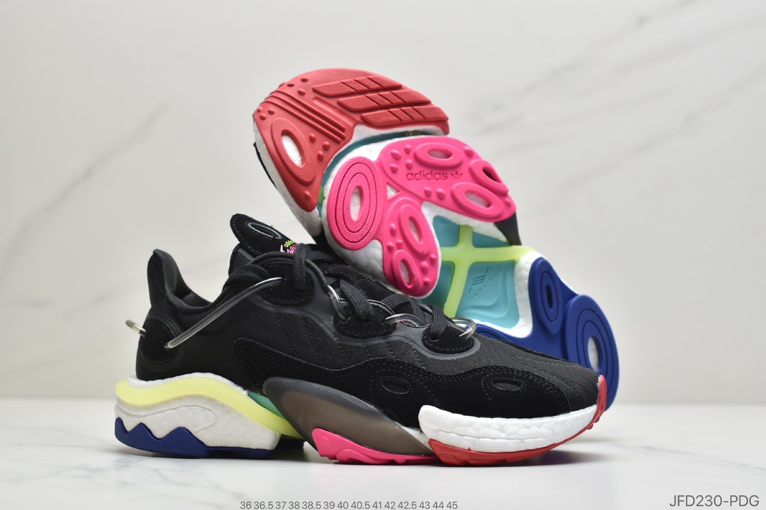 170 公司级 Adidas 阿迪达斯 Torsion X力条科技 抗扭转系列 超弹爆米花中底 水管 休闲运动复古慢跑鞋 EE4885