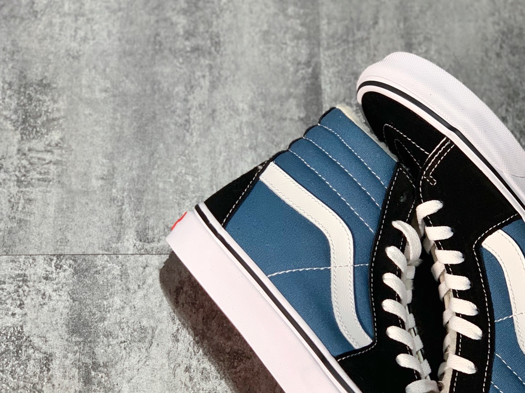 160  Vans SK8-Hi 海军蓝经典系列 加绒款