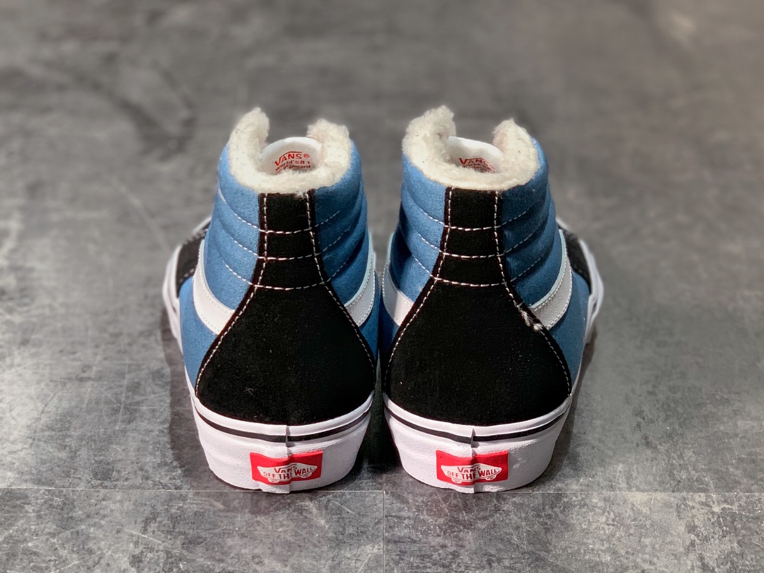 160  Vans SK8-Hi 海军蓝经典系列 加绒款