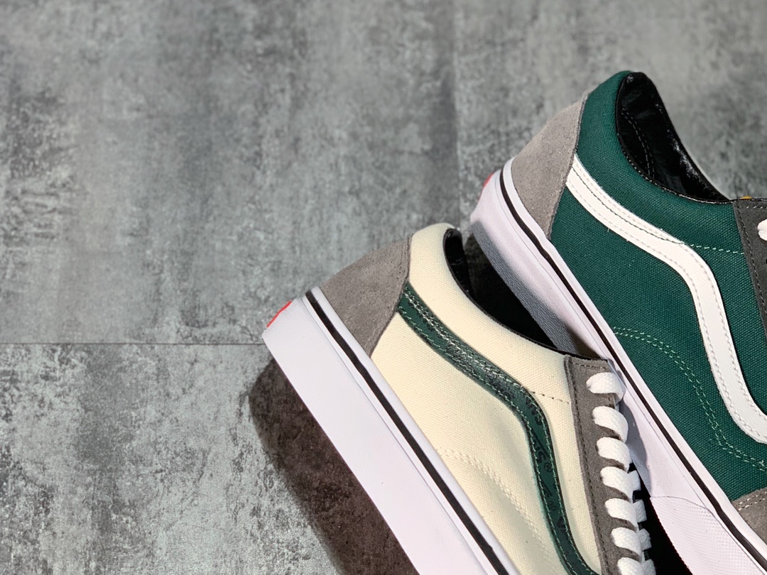150  Vans Old Skool 秋冬新款 拼接撞色  低帮职业滑板鞋 VN0A4Bv51lB