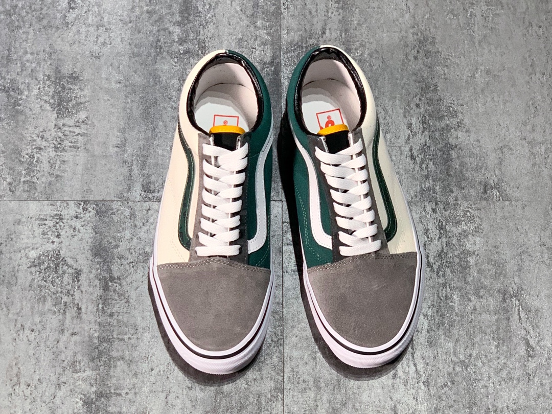 150  Vans Old Skool 秋冬新款 拼接撞色  低帮职业滑板鞋 VN0A4Bv51lB