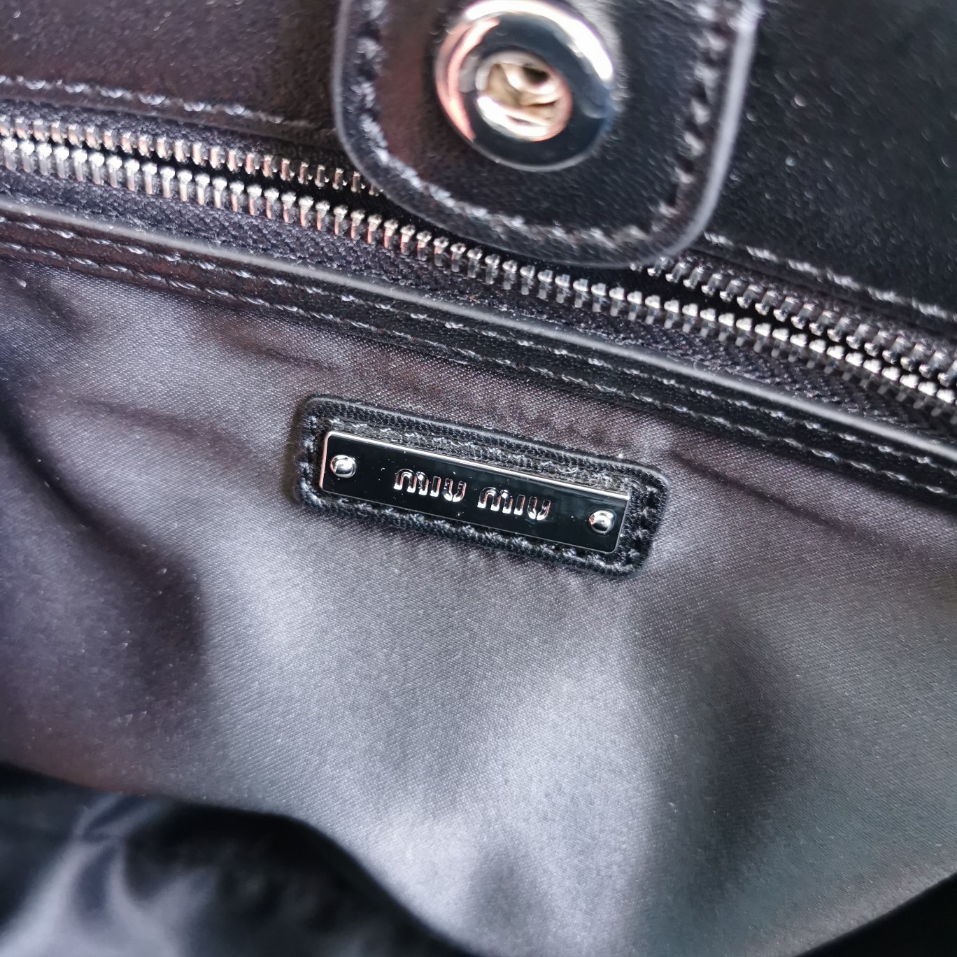 MIUMIU缪缪顶级进口CIoquel软羊皮新款水晶链钻包5BA067