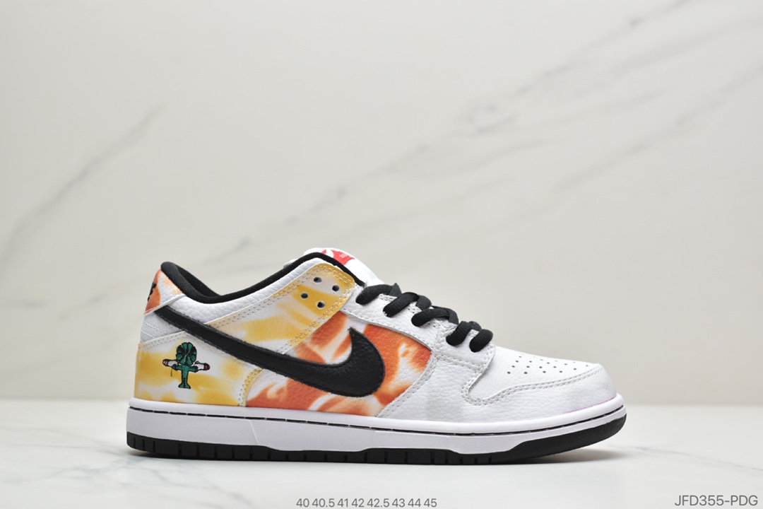 170 公司级耐克 Nike Sb Dunk Low Pro 联名扣篮系列复古低帮休闲运动滑板板鞋BQ6382-101